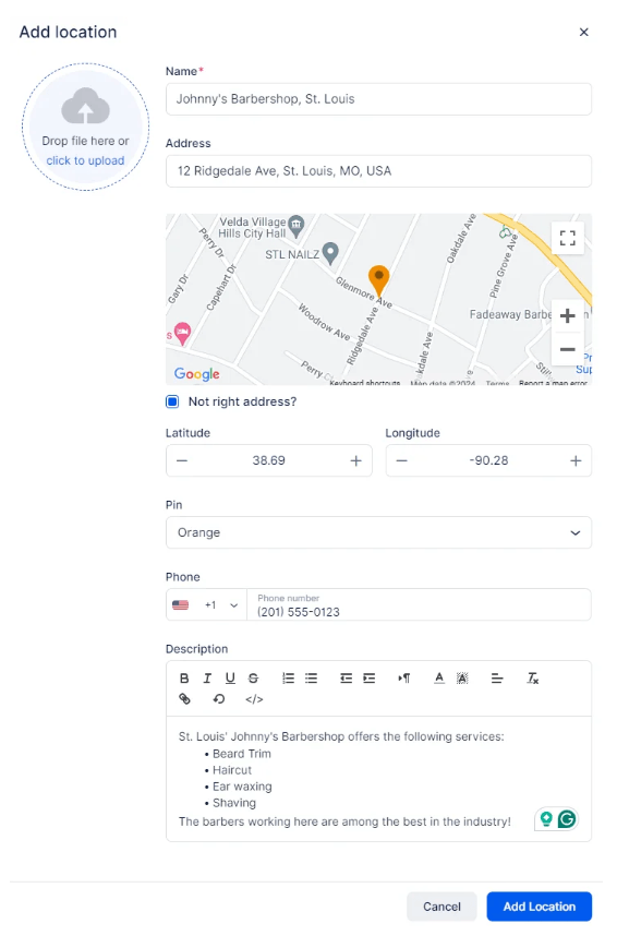 Configuring Locations