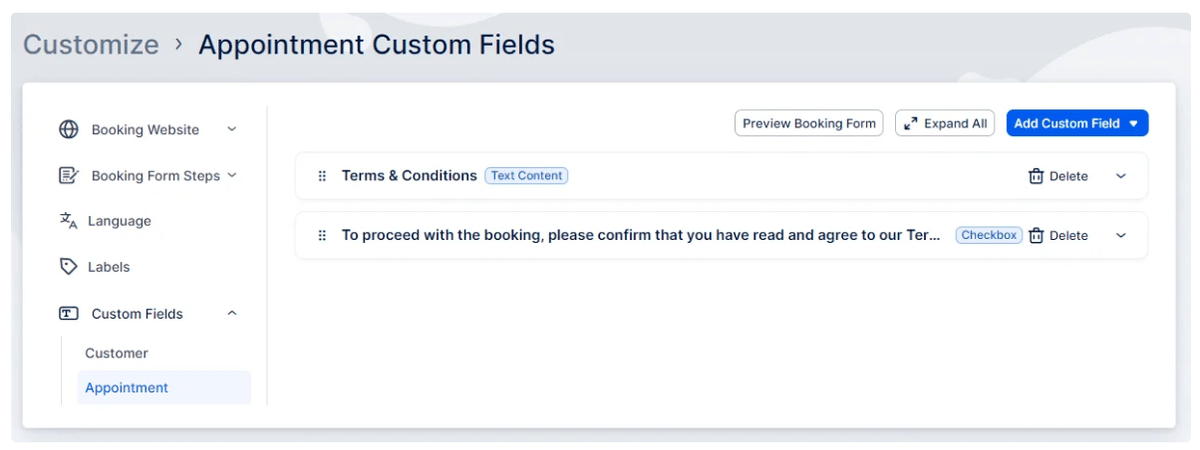 Custom Fields