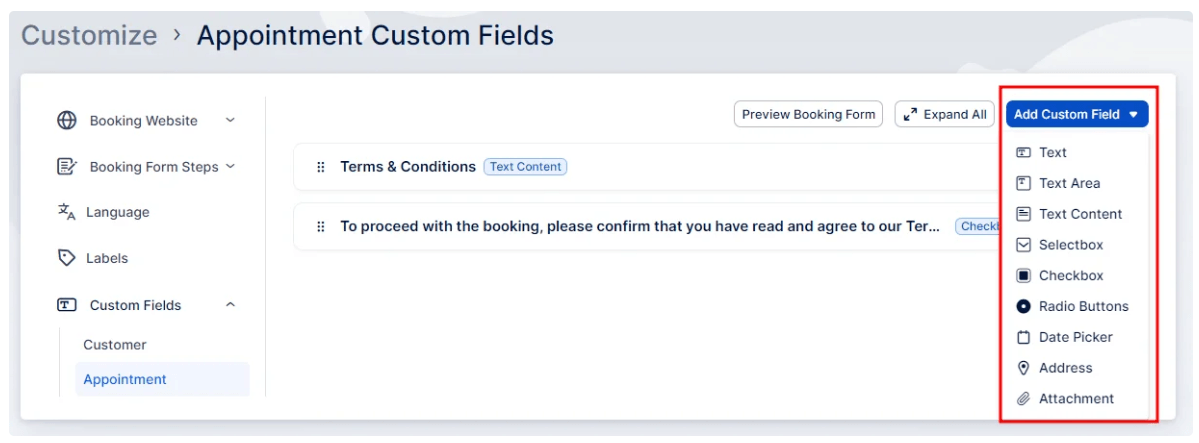 Custom Fields