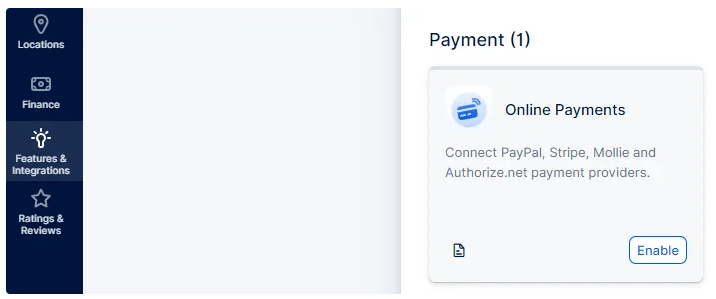 Custom Online Payments