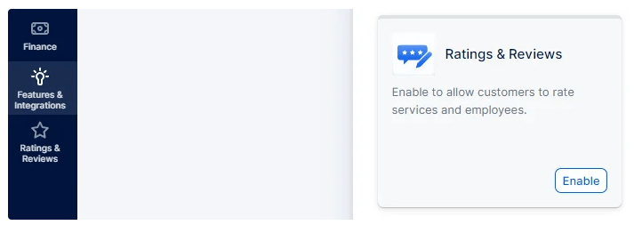 Custom Rating Reviews