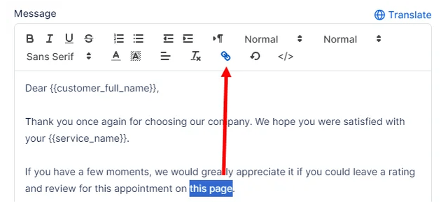 Custom Rating Reviews