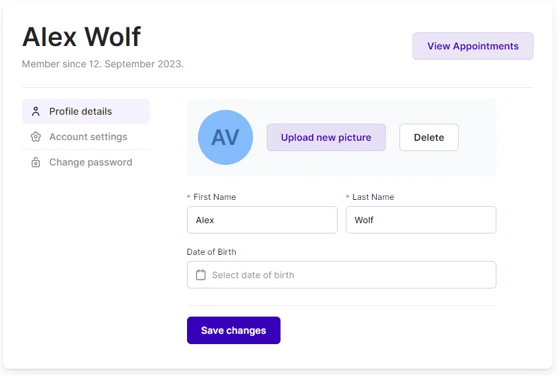 Customer Panel Login