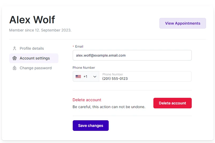 Customer Panel Login