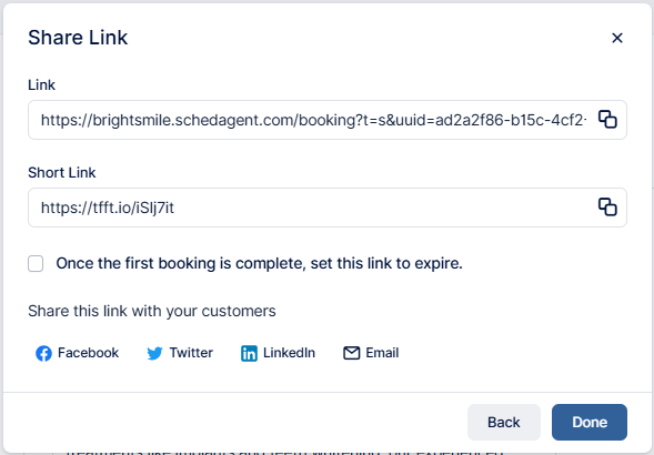 Share Booking