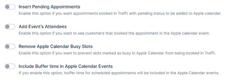 Apple Toggles