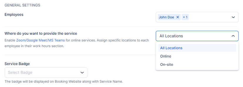 Provide Service