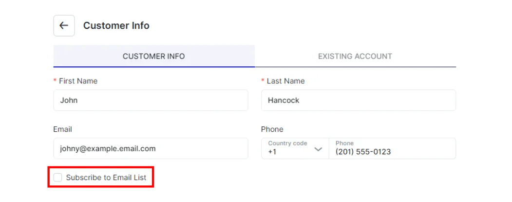 Mailchimp List