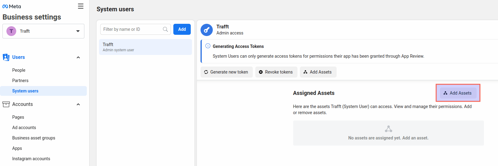 Facebook Add Assets