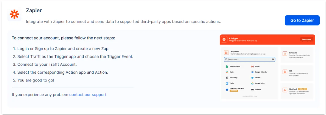 Add Connection Zapier